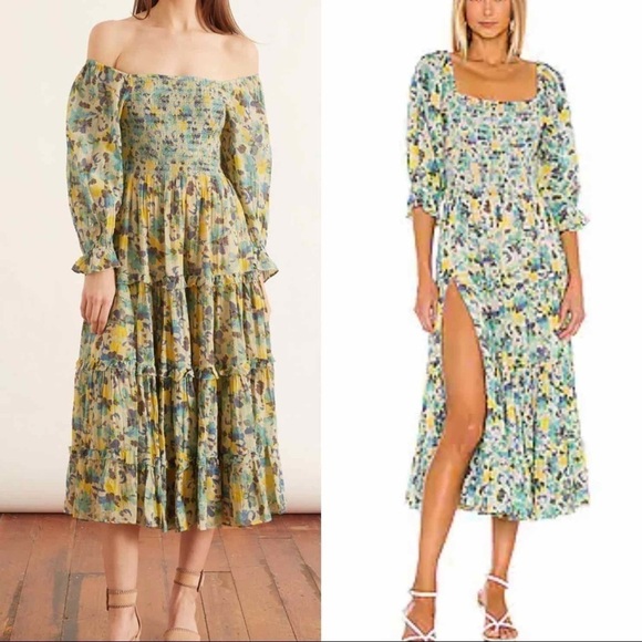 LoveShackFancy Capri Off The Shoulder Dress - Picture 15 of 16